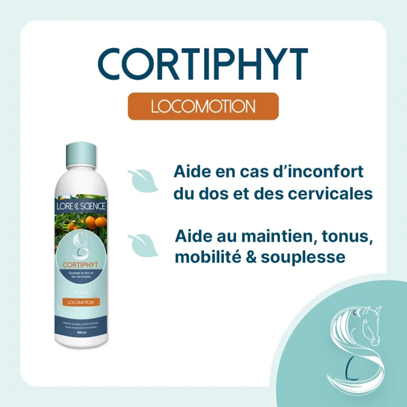 Cortiphyt - Soutien dos et cervicales pour cheval