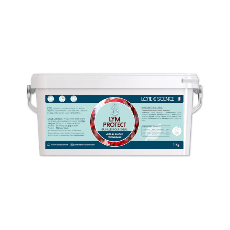 Lym Protect - Aide régulière immunité du cheval