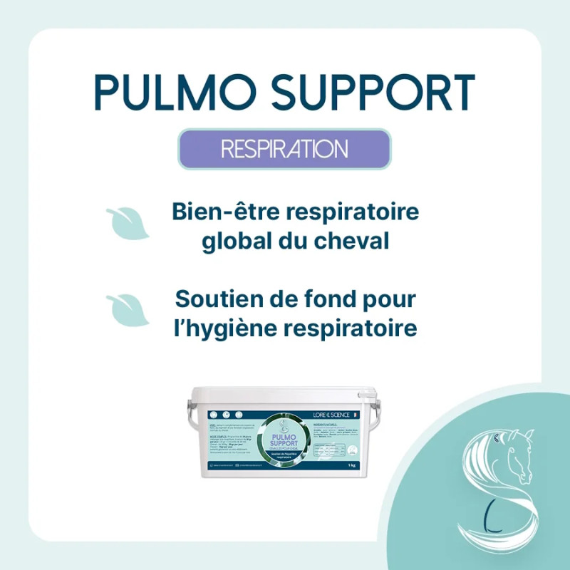 Pulmo Support - Aide respiratoire pour cheval