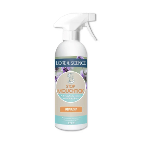Stop MouchTick - Répulsif tiques, mouches pour cheval