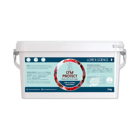 Lym Protect - Aide régulière immunité du cheval