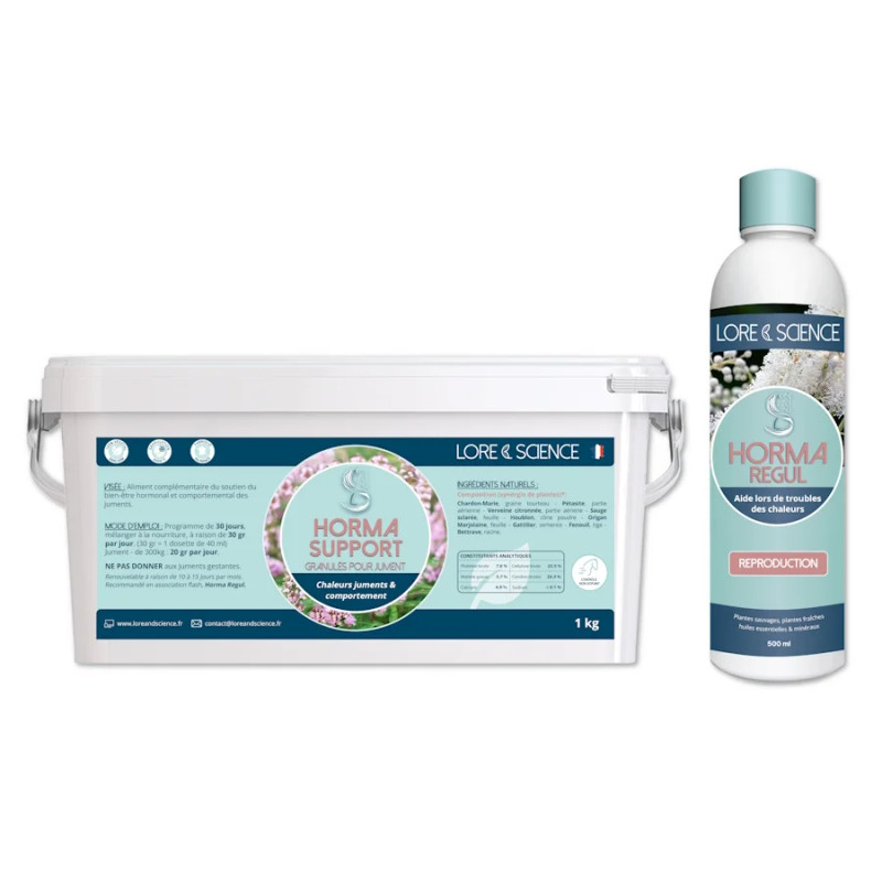 Pack Chaleurs Jument - Soutien chaleurs et fertilité